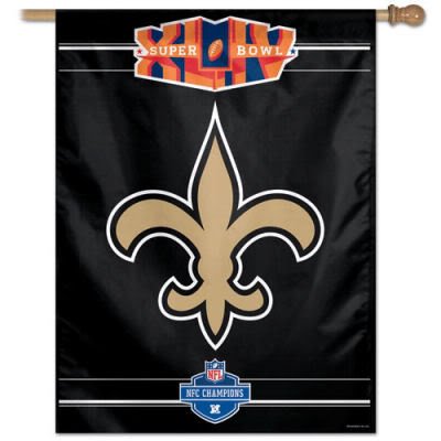 New Orleans SAINTS NFC Champs Super Bowl XLIV 44 FLAG