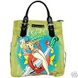 ED HARDY #DTKEL3100 KELLY NORTH SOUTH TOTE BAG KHAKI