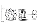 Star K Sterling Silver Round 7mm Earring Studs