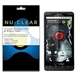 Motorola Droid X Screen Protector Premium Crystal Clear (2-Pack) by NU-CLEA ....