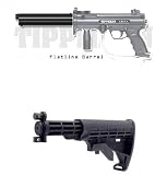 Tippmann A5 Flatline Barrel + Tippman A-5 Paintball Stock