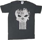  : Punisher Distressed Skull T-Shirt