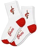 NBA Cleveland Cavaliers Mens Socks, 2-Pack