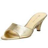 AK Anne Klein Womens Hoola Slide Sandal,Gold,8.5 M US
