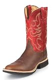Men's Justin Worn Saddle Cowboy Boots ( 5538 )