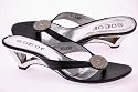 EyeCatchShoes - Women's Evita Diamante Toepost Sandals