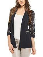 Romantik Paris Chaqueta Bosnie (Azul Marino)