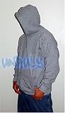 SMALL, Men's GREY Pullover Hoodies Fleece, Sweatshirts