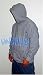 Size: LARGE, Men's GREY Pullover Hoodies Fleece. 80% Cotton/20% Poly Fashion Sweatshirts Great for Snow/ Winter / Gift!