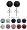 ONE PAIR of Crystal Stud Earrings by GlitZ JewelZ &Acirc;&copy; - 5/16' (8MM) - bling bling!! Comes packed in a lovely velvet pouch - For the matching pendant (2nd picture ) and other colors/sizes choose from the menu below