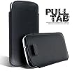 Custodia Samsung Galaxy S3 Nero Cuoio Borsa Case Cover