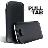Custodia Samsung Galaxy S3 Nero Cuoio Borsa Case Coverdi ILS