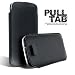 Custodia Samsung Galaxy S3 Nero Cuoio Borsa Case Cover