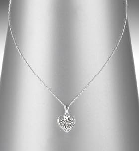 Sterling Silver Heart Pendant Necklace