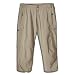 Jeantex Tirano 3/4 Baggy Cycling Shorts, Sandy Brown, Small: 28-29 In Waist