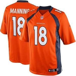 Denver Broncos Peyton Manning Orange On-field Jersey Size (2x-large) 52