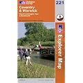 Coventry & Warwick, Royal Leamington Spa & Kenilworth OS Explorer Map 221