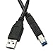Micro Connectors, Inc. 6 feet Superspeed USB 3.0 A to B Cable (E07-306AB-BL) - Assorted colors