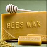 Hansi Organics 5 Cute 1oz Bars of Natural Beeswax 5oz pure beeswax hand poured in USA by Larkin Hansi crafts-persons
