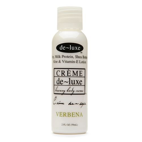 de-luxe Travel Size CREME Body Lotion, Verbena 2 fl oz (59 ml)