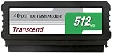 Transcend IDE Flash Module Vertical - Solid state drive - 512 MB - internal - IDE