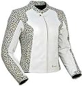 TOURMASTER/CORTECH LNX WOMENS LEATHER MOTORCYCLE JACKET LEOPARD/W SIZE:SML