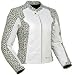TOURMASTER/CORTECH LNX WOMENS LEATHER MOTORCYCLE JACKET LEOPARD/WHITE