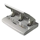 Swingline® 75-Sheet Heavy-Duty 3-Hole Adjustable Punch, 9/32