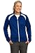 Ladies Colorblock Tricot Track Jacket, Color: True Royal/Wht, Size: Medium