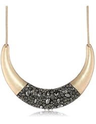 Kenneth Cole New York "Pave Splash" Pave Sculptural Necklace, 19"