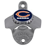 Chicago Bears Wall Mounted Bottle Opener - NFL Football - Fan Shop Sports Team Merchandise