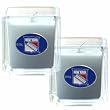 New York Rangers 2 Pack Vanilla Scented Candles - NHL Hockey Fan Shop Sports Team Merchandise