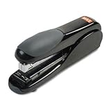 New Max Flat-Clinch Standard Stapler 30-Sheet Capacity Black Metal High-Imp ....