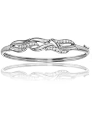 1.26ct Diamond Accented Bangle 14k Gold