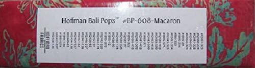 Macaron Bali Pop by Hoffman Fabrics 40 - 2 1/2" Strips for Quilting 100% Hand-dyed Batik Cotton