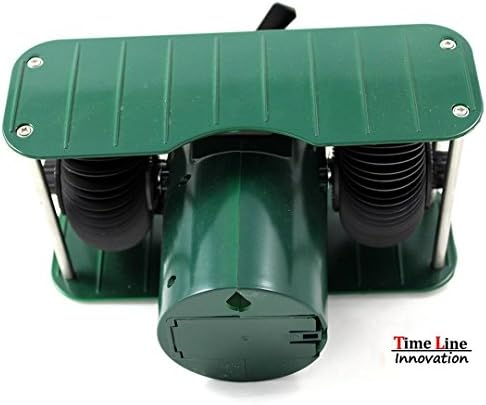 ASOX Airplane Propellor Airscrew Retro Auto Flip Clock Desk Table Down Page /Green - Internal Gear Operated