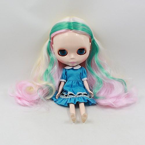 12'' Dolls You Can Diy Arm Can Move the Knees Multicolor Hair(naked Baby)