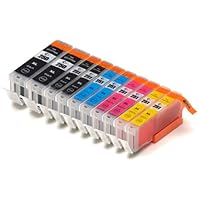 10 Pack Compatible Canon PGI-250 , CLI-251, Canon 251, Canon 250 2 Small Black, 2 Cyan, 2 Magenta, 2 Yellow, 2 Big Black for use with Canon PIXMA iP7220, PIXMA MG5420, PIXMA MG5422, PIXMA MG6320, PIXMA MX722, PIXMA MX922. Ink Cartridges for inkjet printers. CLI-251BK , CLI-251C , CLI-251M , CLI-251Y , PGI-250BK © Blake Printing Supply