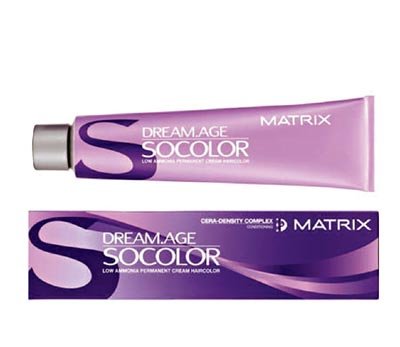 Matrix Socolor Dream.Age Low-Ammonia Permanent Cream Haircolor DA-506RB Light Brown Red Brown 3 oz 85g