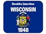 US State Flag - Boulder Junction, Wisconsin (WI) Mouse Pad