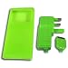 iPod Nano II Accessory Bundle (Includes Silicon Skin & UK 3 Pin Mains Charger) - Green