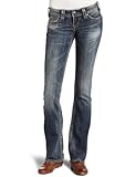 Silver Jeans Women's Pioneer Bootcut Jean, Medium Light, 25x33
