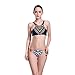 Polovi Women Swimsuit Bathing Suit Brazilian High Neck Ethnic Bikini Set 16030A0