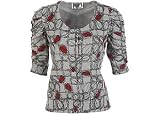 Misses Designers Originals Ruched Sleeve Sweater