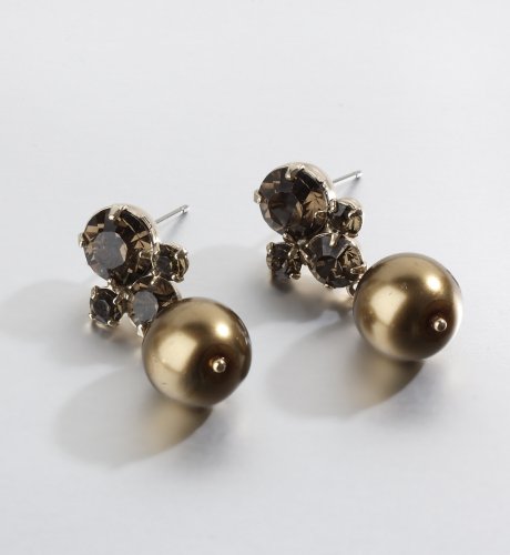 Autograph Pearl & Diamant? Earrings Made with CRYSTALLIZED? - Swarovski Elements