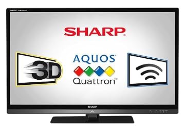 Sharp LC40LE835U Quattron 40-inch 1080p 240 Hz 3D LED-LCD HDTV, Black