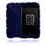 Navy Blue Tribal dermaSHOT Silicone Case 4 iPhone 3G S