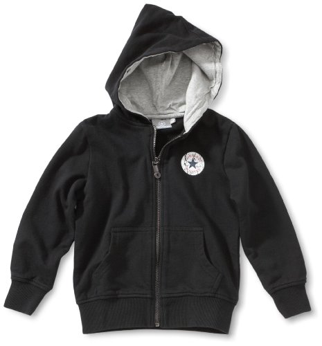 Converse Kinder Hooded Jacket Vintage Patch, black, 128 Preisvergleich