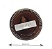 JUVITUS 8 oz Amber Boston Round Thick Glass Bottle with Black Trigger Spray
