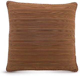 Croscill Home Fashions Burgess Cognac European Sham, 26-Inch by 26-Inch
